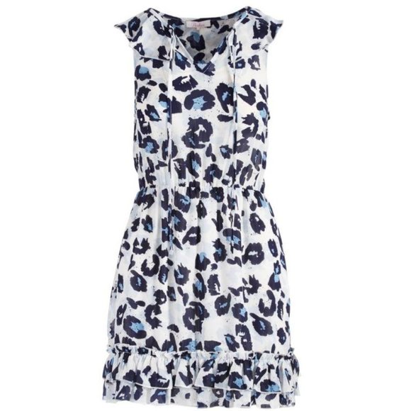 Parker Monet Cheetah Print Fit & Flare Dress XS - Picture 6 of 8